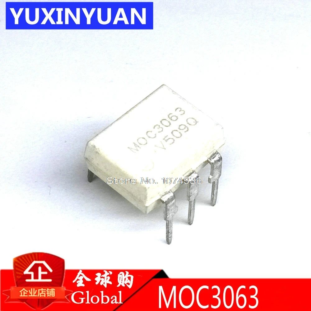 10 шт. MOC3063 3063 DIP6 вертикальный фотоэлектрический Соединительный свет в