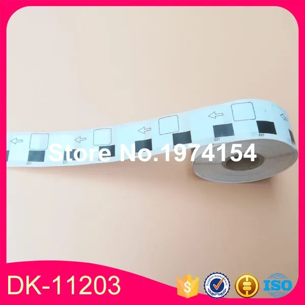 100 рулонов стандартная фотоэтикетка Brother клейкая наклейка 23x23 мм|p-touch labeler|brother