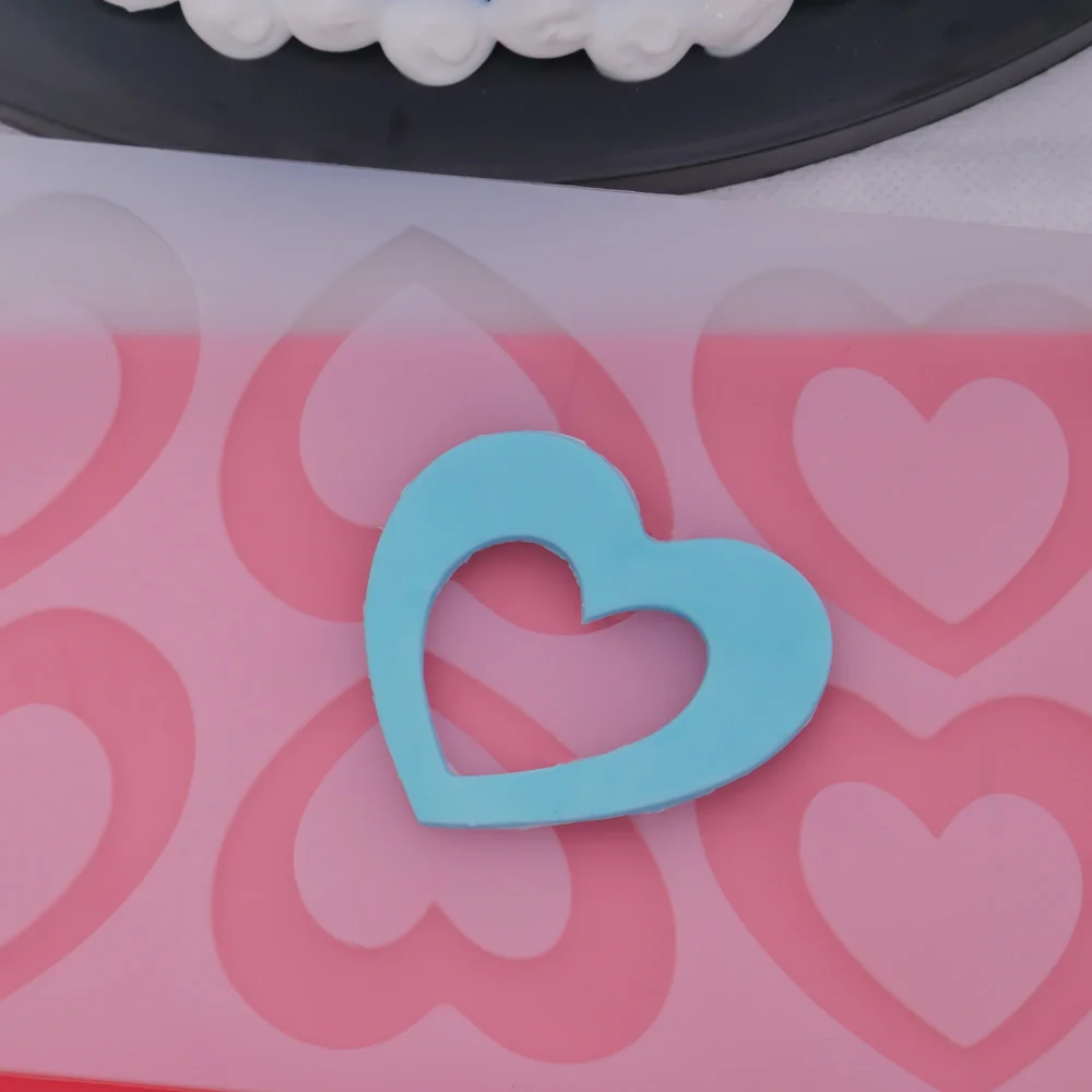 DIY 3D сердце Форма силиконовые формы для торта декоративные инструменты