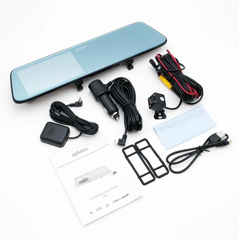 Автомобильный видеорегистратор с Android и 2-мя камерами 5&quot Eplutus D22 GPS WIFI Bluetooth |