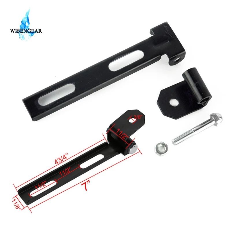 Черный Кронштейн для сиденья соло скользящий T-образный держатель поворотный