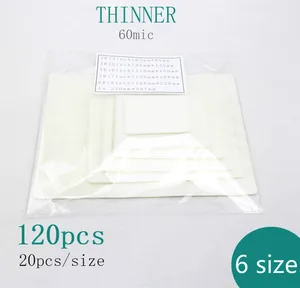 Термоламинирующая пленка A4, 120 шт., термопленка для ламинирования рулонов, ПЭТ, 6 размеров (3, 5, 6, 7, 8 дюймов)