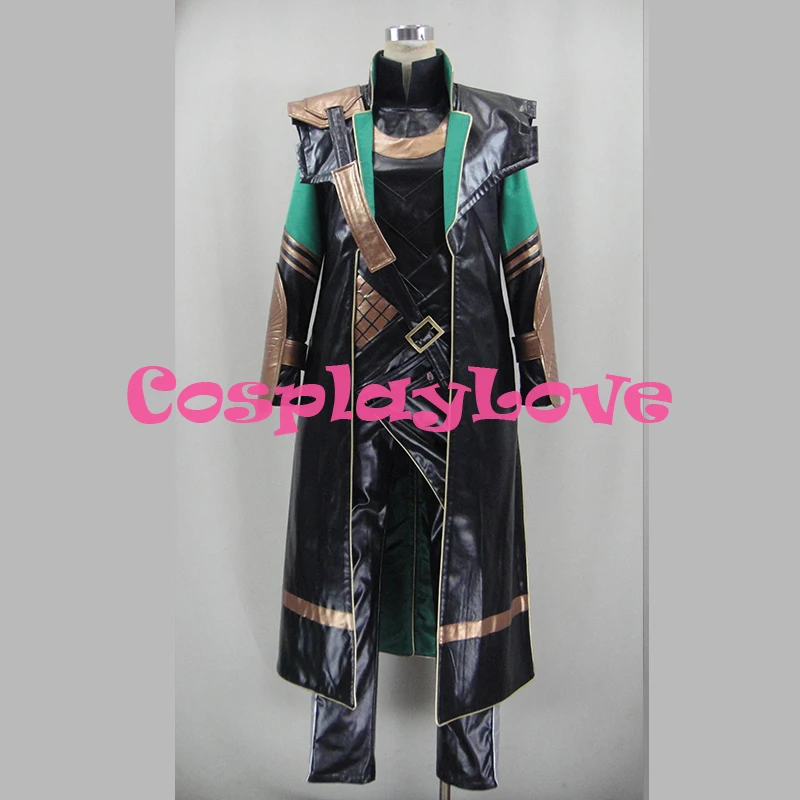 Custom Made American Flim Thor: The Dark World Loki Cosplay Costume For Halloween Carnival Christmas Hight Quality