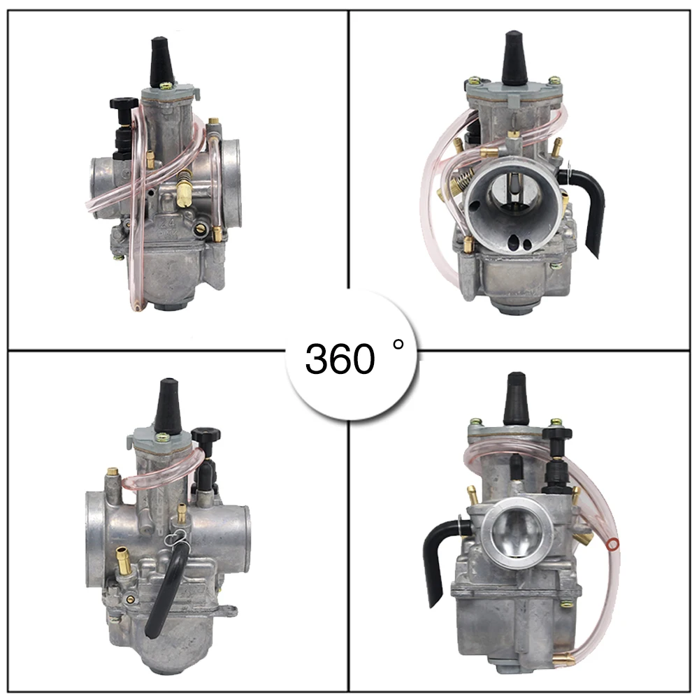 Карбюратор для мотоцикла ZS 2Т двигатель PWK 2т 21 24 26 28 30 32 34 мм Honda Yamaha Racing Motor ATV |
