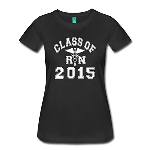 2017 мода Класс 2015 RN девушек Premium T-Shirt 100% хлопок O-образным Вырезом Футболка