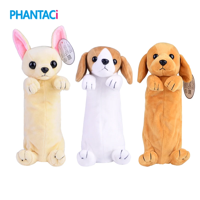 Милый мультяшный чехол-карандаш с собакой на молнии кавайная новинка детские