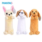 Чехол для карандашей, с изображением собаки, на молнии