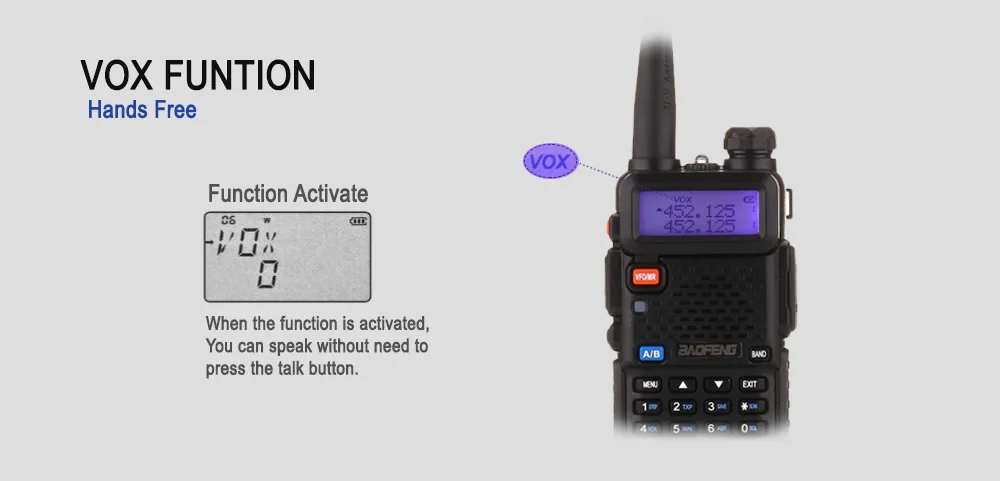 BaoFeng рация UV-5R 2 шт./лот двухстороннее радио baofeng uv5r 128CH 5 Вт VHF UHF 136-174 МГц и 400-520 МГц