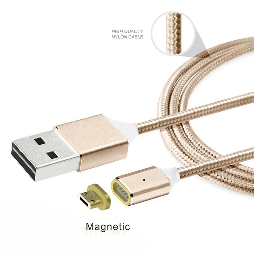 Магнитный кабель Micro USB RAXFLY 2A зарядный шнур для Samsung S4 S5 S6 S7 Edge магнитный