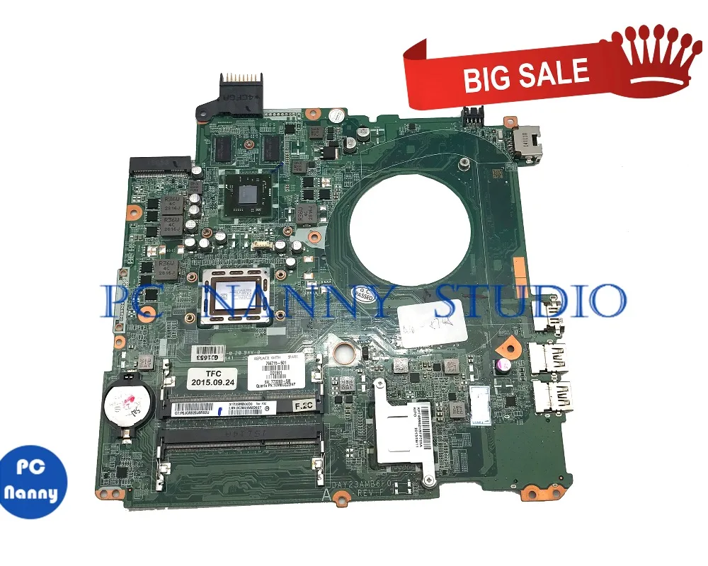 Материнская плата PCNANNY 766715 501 001 для ноутбука HP Pavilion 15 P|Материнские платы