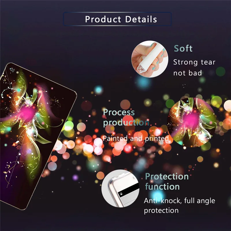 Цветной чехол для планшета huawei Mediapad Media Pad T5 10 1 M5 8 4 M3 T1 701u тонкий мягкий
