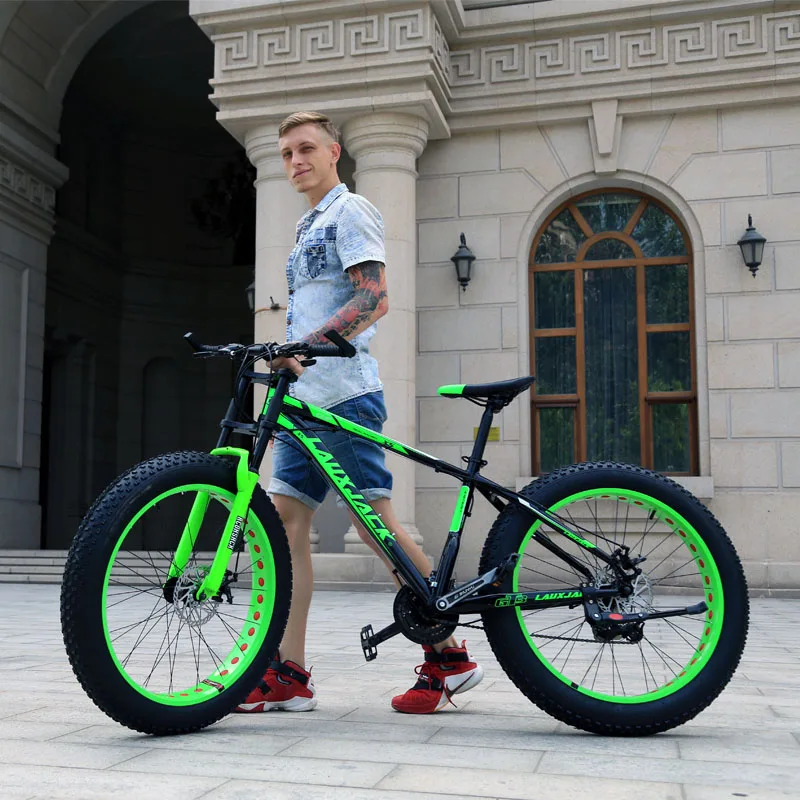 LAUXJACK горный велосипед алюминиевая рама 24 Скорость Shimano механические тормоза 26