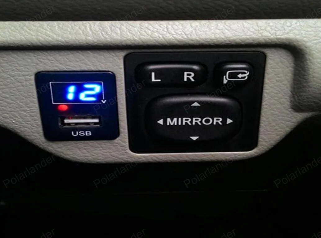 Специальный разъем USB и вольтметр 5 в 2 1 А подходит для зарядки MITSUBISHI мобильный