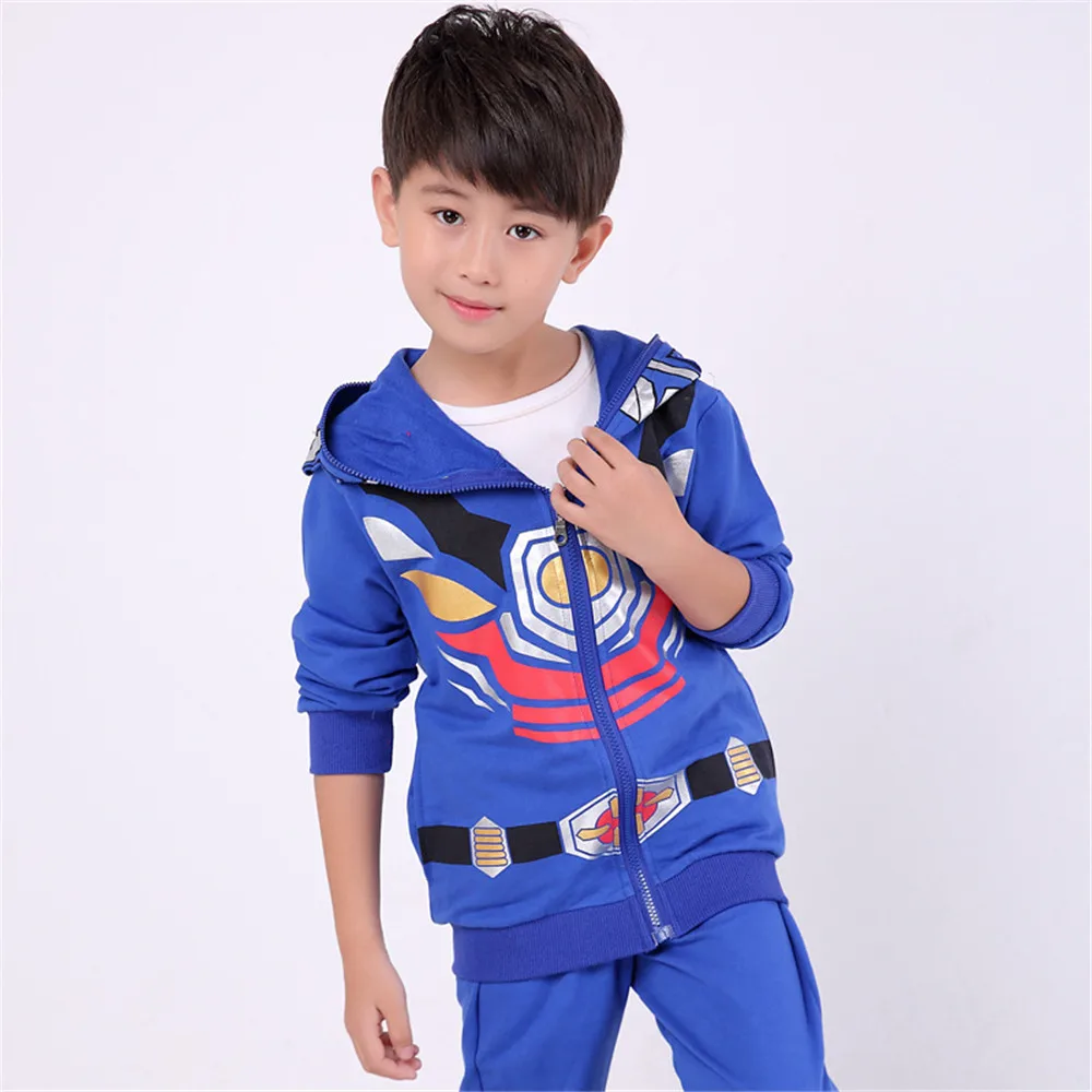 Комбинезон DINO CHARGE маска для косплея Детский костюм мальчиков красный синий