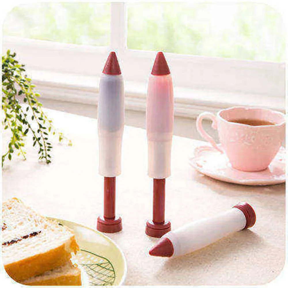 1 шт. силиконовый крем Шоколадный торт печенья украшение пищевая Ручка Шприц