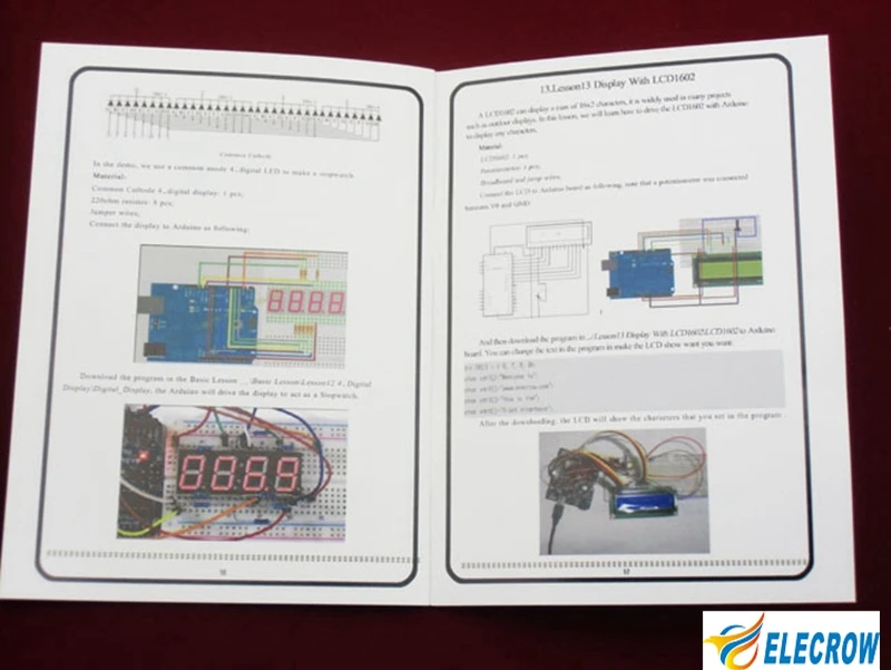 Базовый набор elerow для начинающих Arduino DIY USB кабель светодиодный резисторный