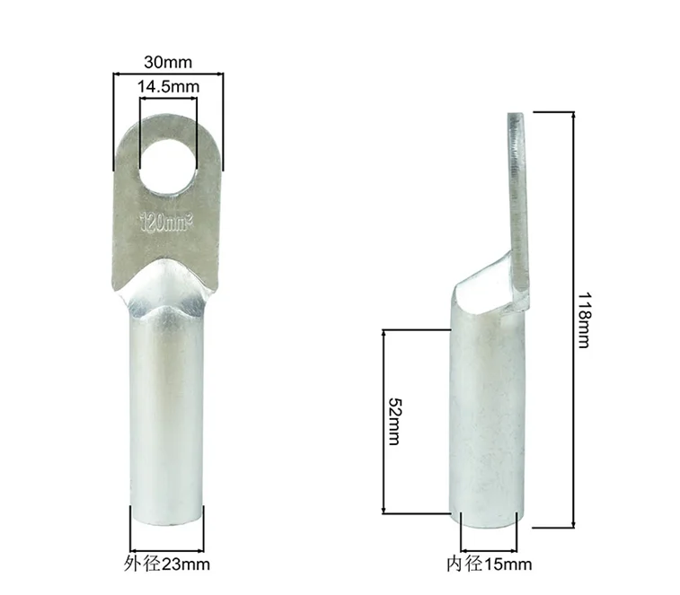 DL120 Cable Connector Bolt Hole Crimping Type Copper Terminals tin terminal Tube 120mm2 | Аксессуары для инструментов