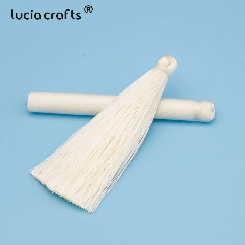 Lucia crafts 65 мм разные цвета на выбор вискозные кисточки серьги цепочка на свитер аксессуары DIY материалы 5 шт. I0102 - Цвет: Color 2