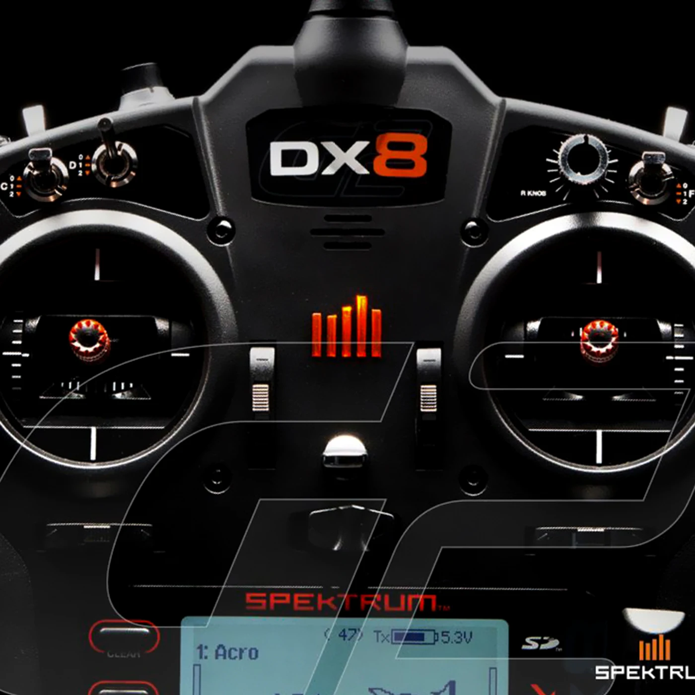 Spektrum AR8010T DX8G2 8 through the remote control receiver(ii) Chinese original aluminum box