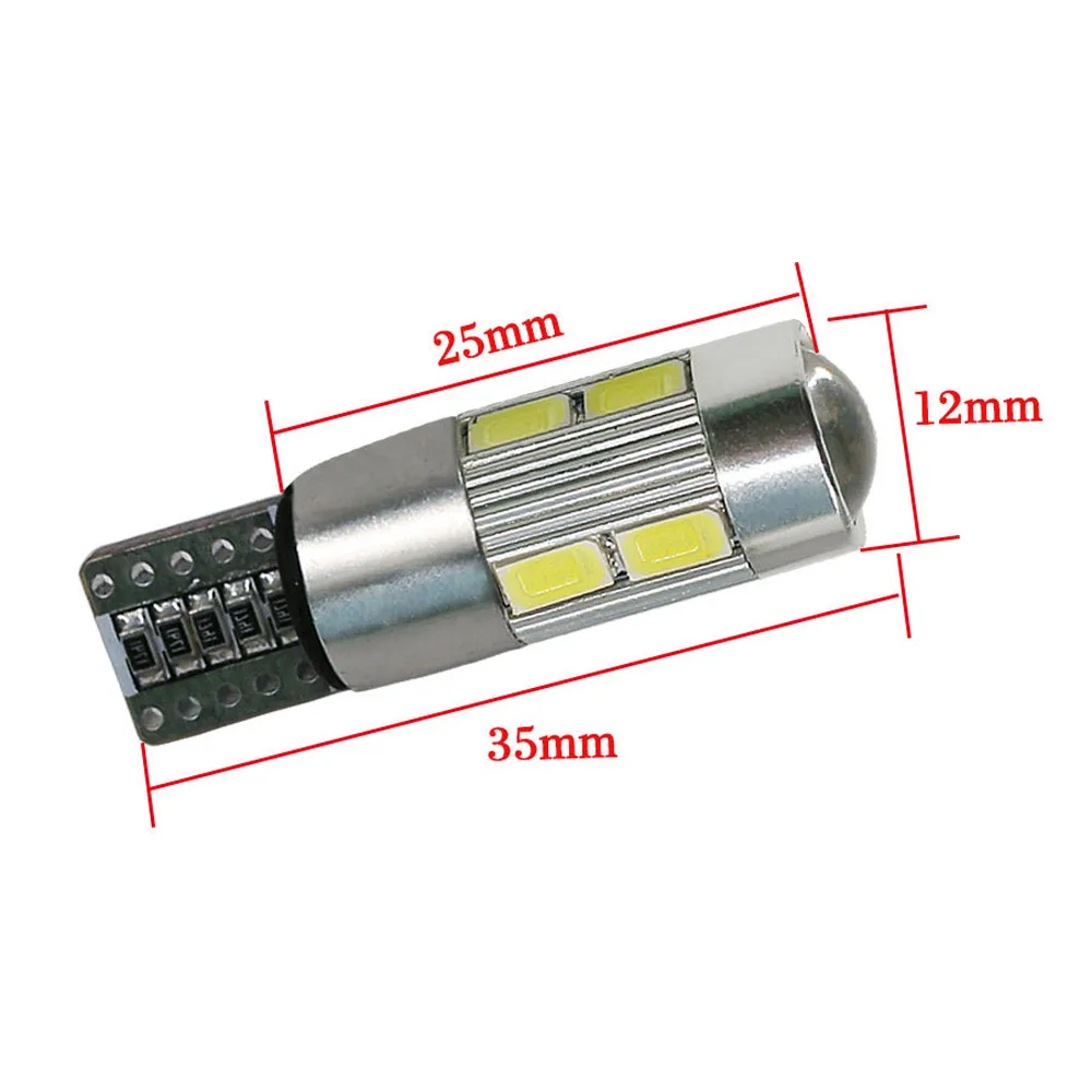 6 шт./лот T10 10LED ширина света W5W-5630 инструмент свет CAN АВТОБУС автомобиля