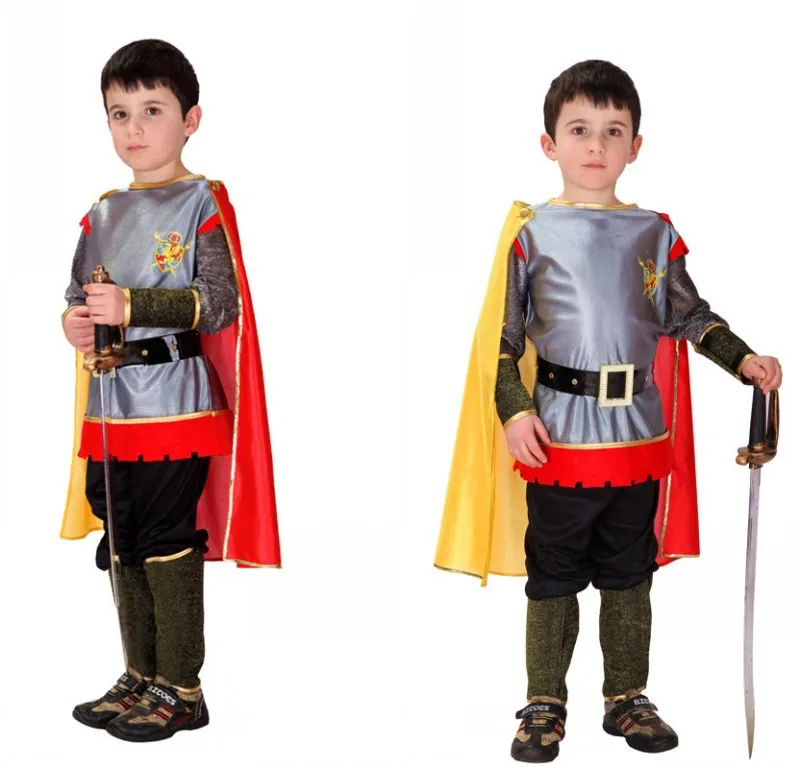 

Children Boy Halloween King Cosplay Costume for Party Kids Prince Costume for Carnival Armor Hero Cosplay Costumes for Child 89
