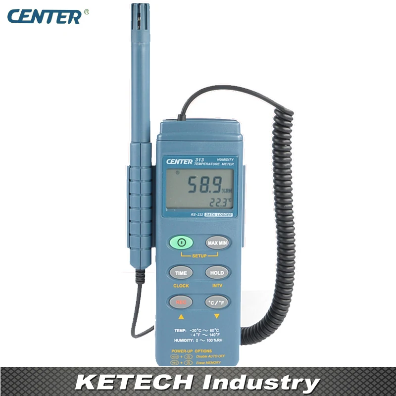 

Temperature and Humidity Recorder Hygrometer CENTER-313