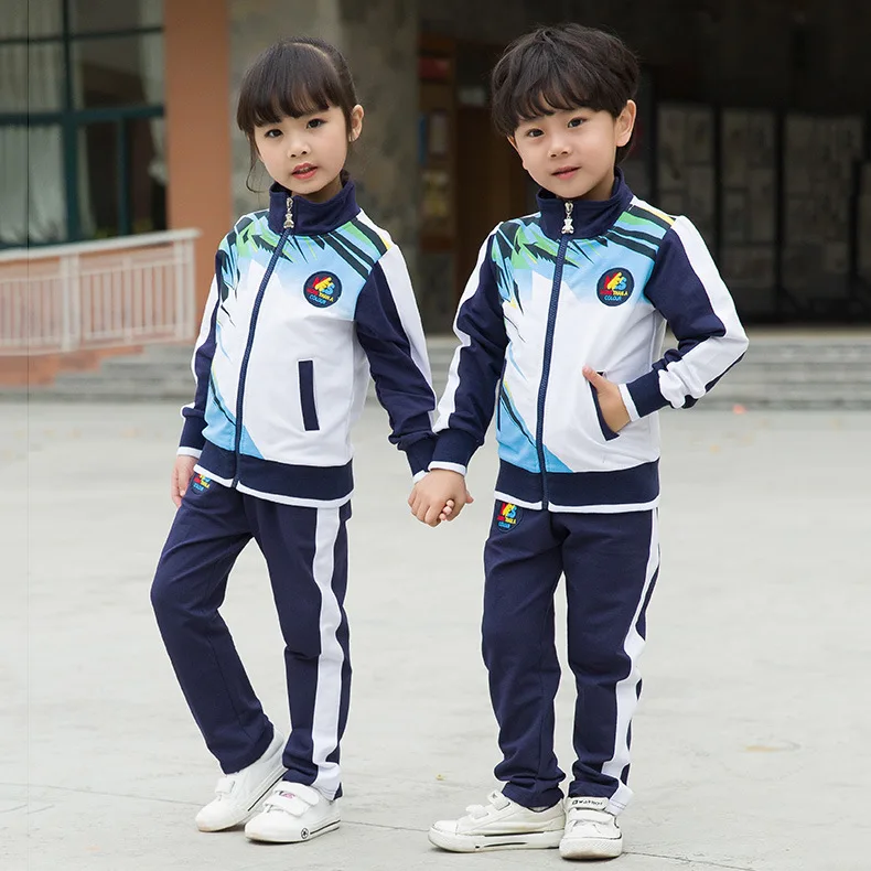 kids boy and girl's sportswear suit two pieces long sleeved children's wear uniforms | Детская одежда и обувь