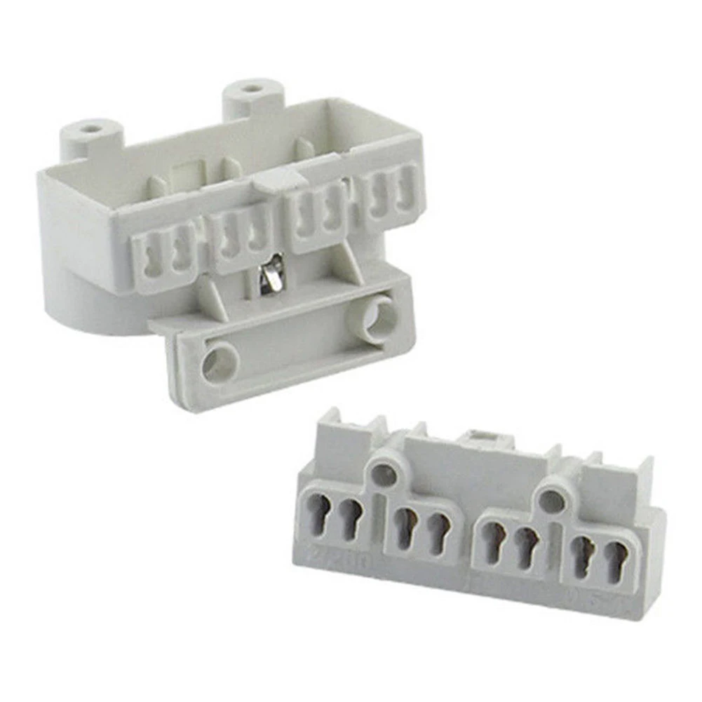 

250 V Connector 2G11 Tube 2 A Heat Resistant Home Light Holder Durable Lamp Base Professional 4 Pin White Socket Adapter