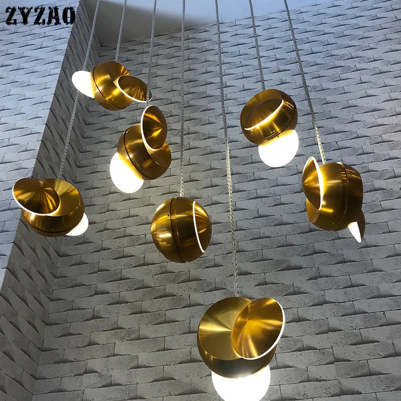 

Nordic Luxury Gold Pendant Lights Restaurant Dining Room Hanging Lamp Art Deco Modern Living Room Bedroom Bedside Light Fixtures