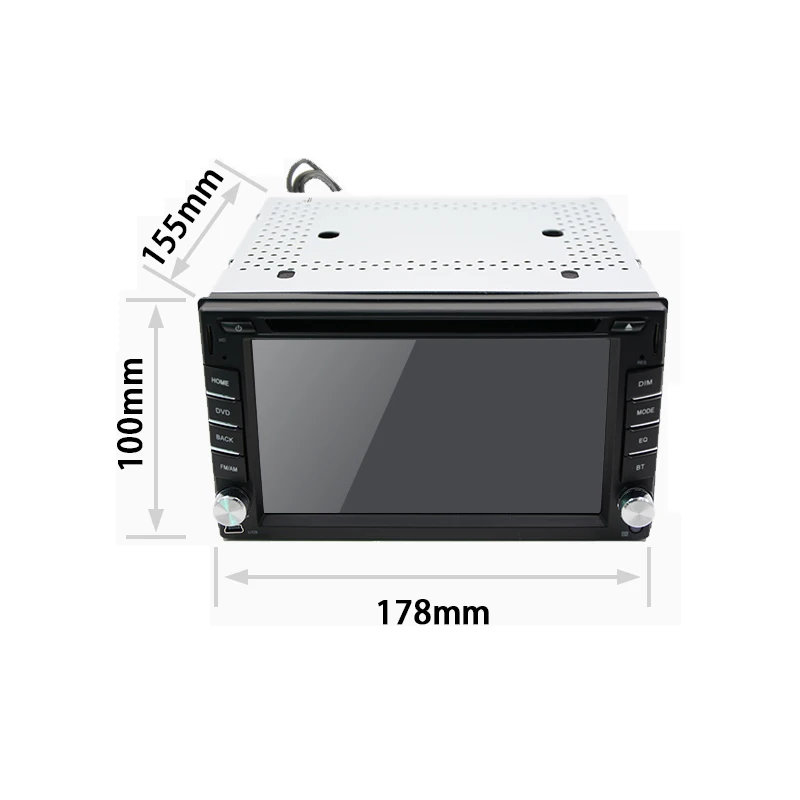 Для peugeot 307 6," двойной 2 Din gps навигация автомобильный ПК стерео радио DVD CD mp3 плеер USB Sd Bluetooth Ipod 2 din радио
