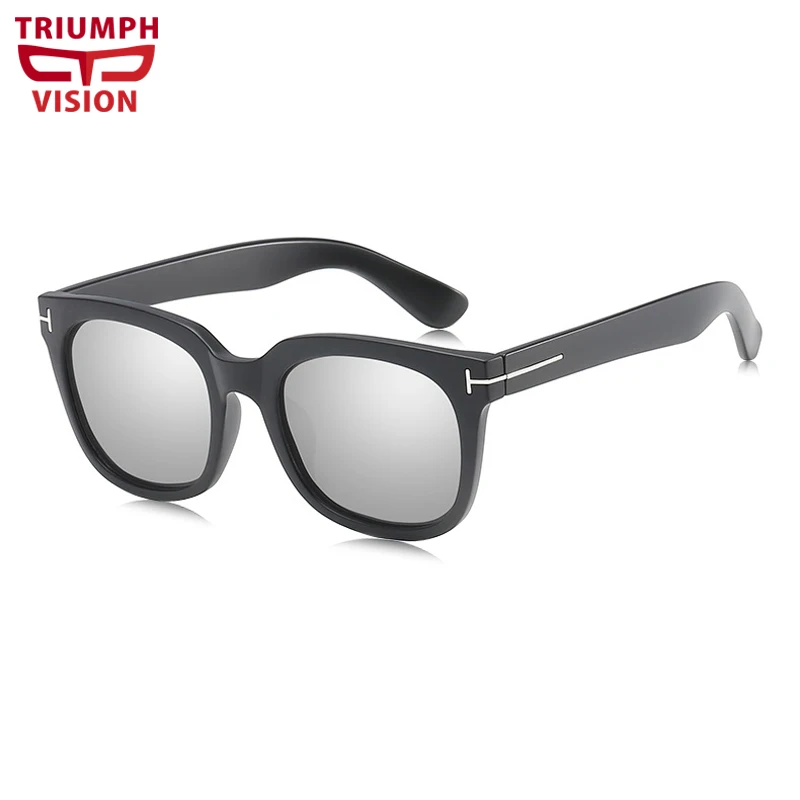 Мужские солнцезащитные очки с поляризационными линзами TRIUMPH VISION TR90 черные