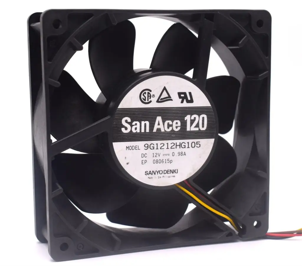 1 шт. 9G1212HG105 12038 120 мм 12 см DC В 0.98A кулер для процессора радиатор осевой вентилятор