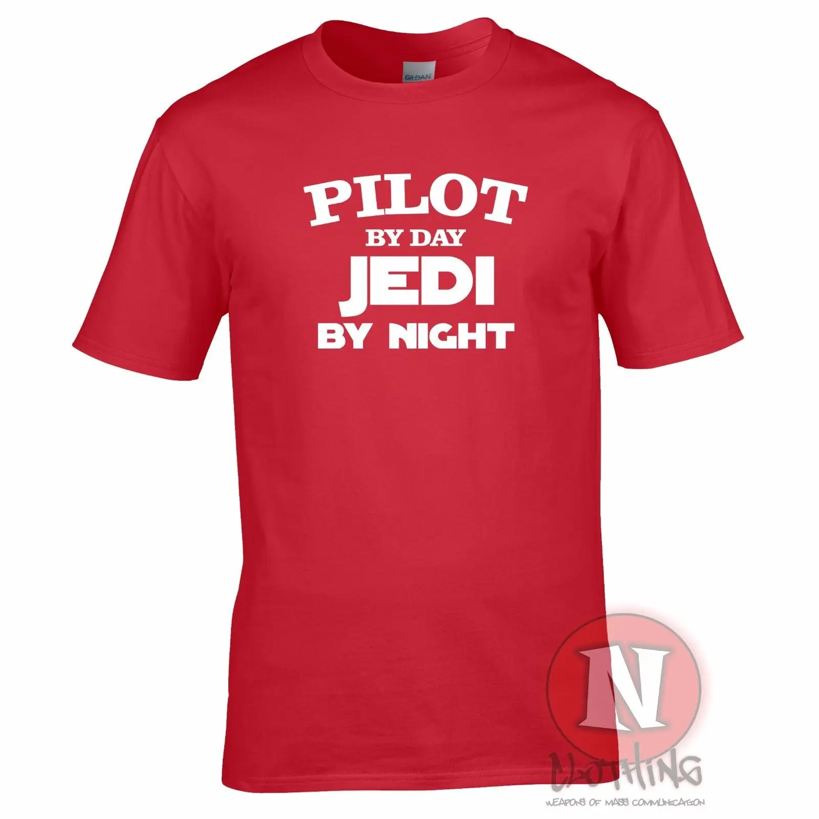 Футболка с надписью Pilot by day Jedi night fun leaving birthday Звездные войны бесплатная доставка