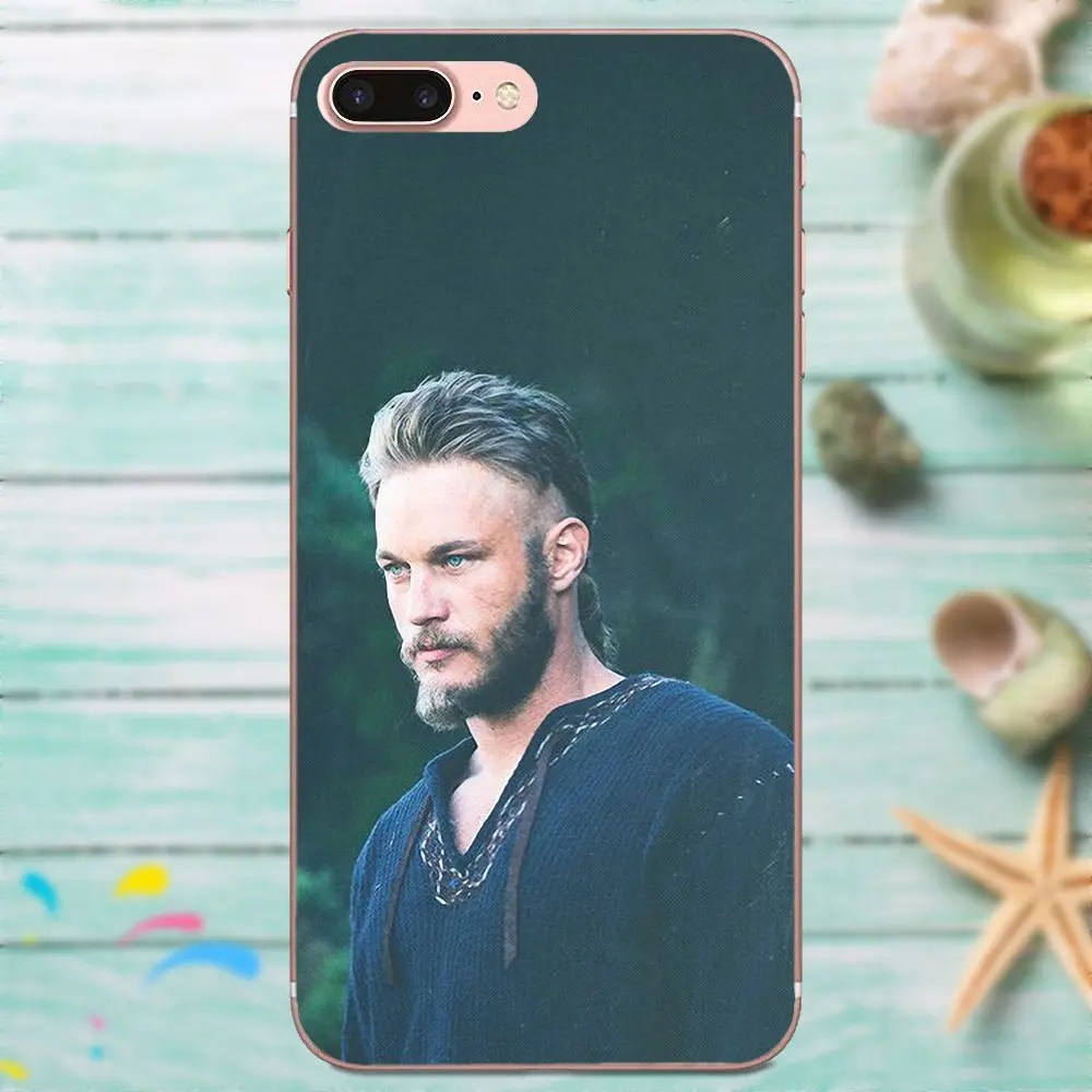 Ragnar Lothbrok Vikings Мода для Apple iPhone X XS Max XR 4 4S 5 5C 5S SE 6 6S 7 8 Plus Мягкий ТПУ горячая