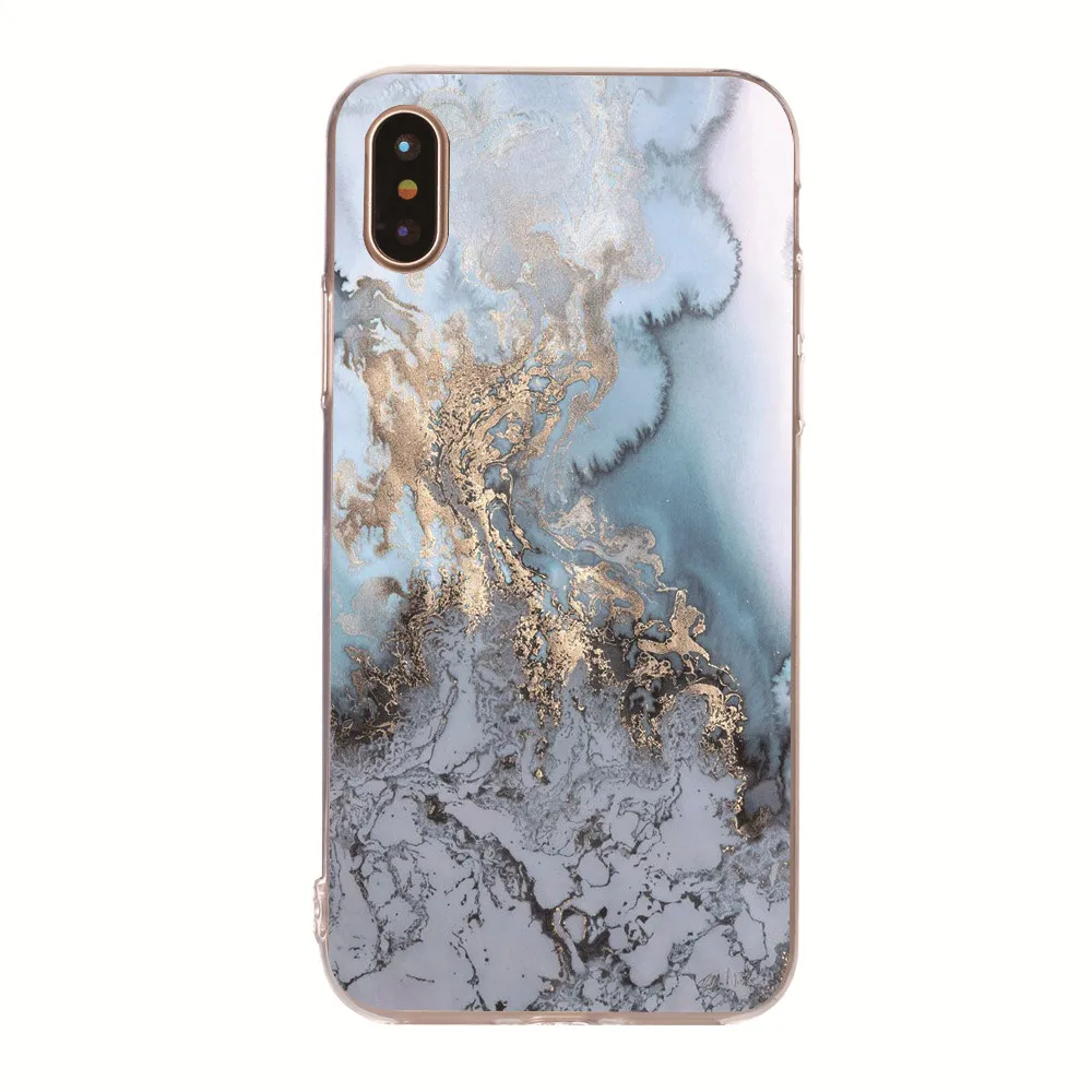 Силиконовый чехол Marmer Zachte из ТПУ для iPhone5 5S SE 6 6S 7 7PLUS 8X8 PLUS Чехлы мобильных