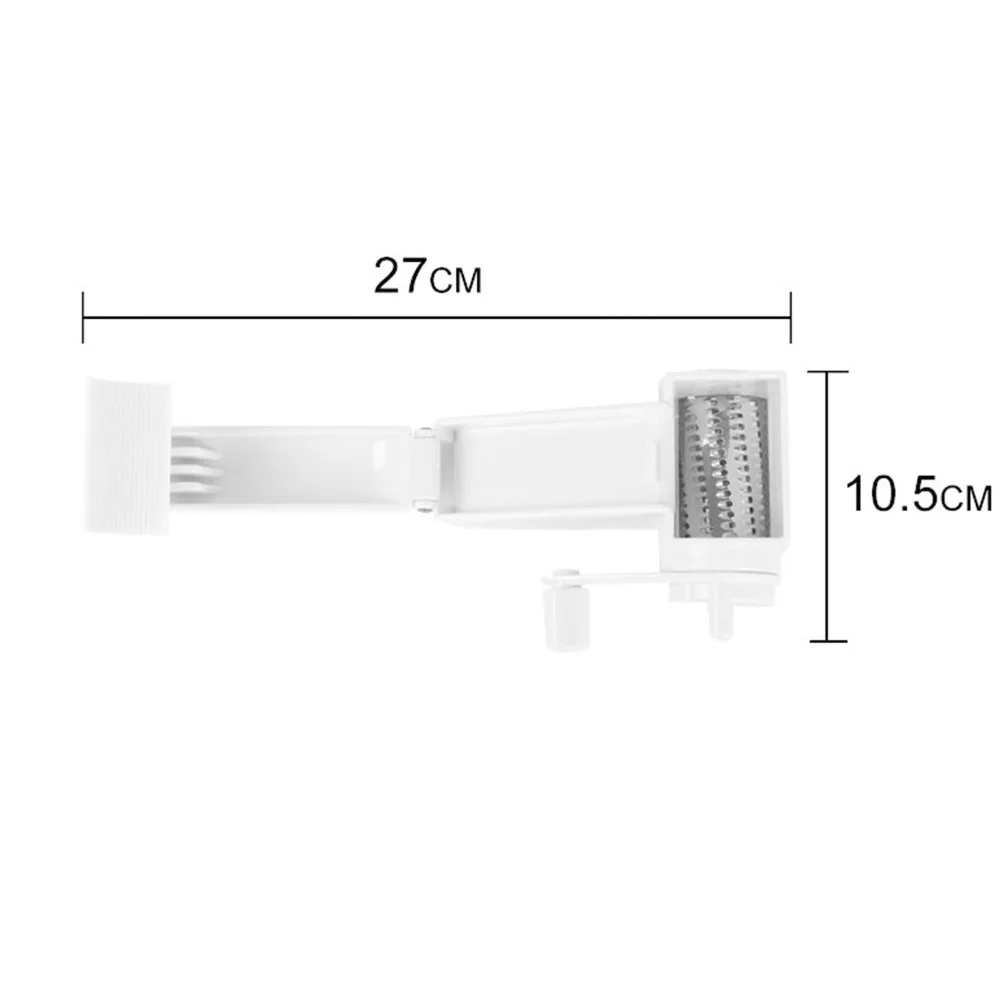 Ручная вращающаяся пластиковая терка для сыра и имбиря роторная резки резак