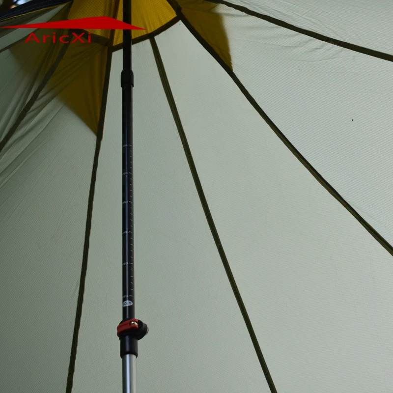 ARICXI Ultralight Открытый Кемпинг вигвама 20D Silnylon Пирамида палатка 1 2 человек большая
