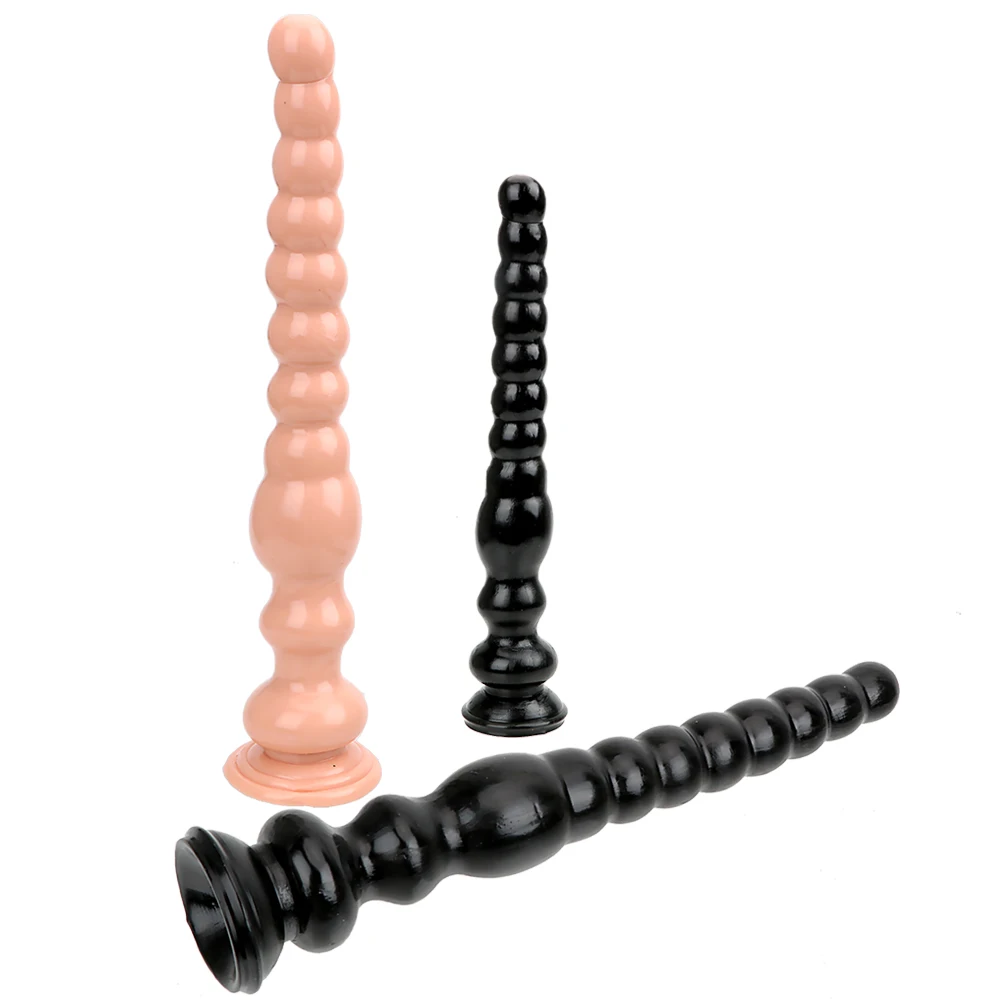 IKOKY Long Anal Plug Large Dildo With Suction Cup Butt Anus Backyard Masturbation Sex Toys For Woman Men Prostate Massage | Красота и