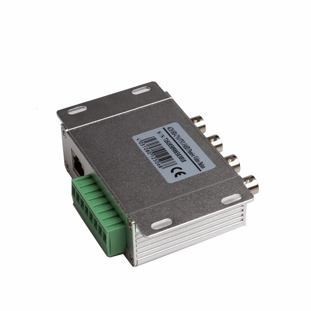 Пассивный видеосигнал ESCAM 4CH 8CH для камер TVI CVI AHD CCTV по витой паре UTP Video Balun