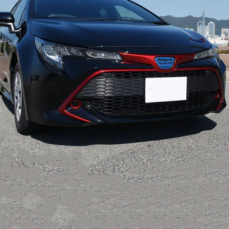 Для 2019 Toyota Corolla E210 спортивный хэтчбек Auris ABS Хромированная передняя Центральная