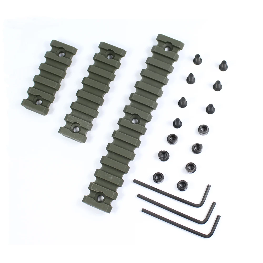 5 7 13 Слот 2 &quot3&quot &quotPicatinny Weaver Rail Keymod Handguard секция 3 размера|Кронштейны и аксессуары