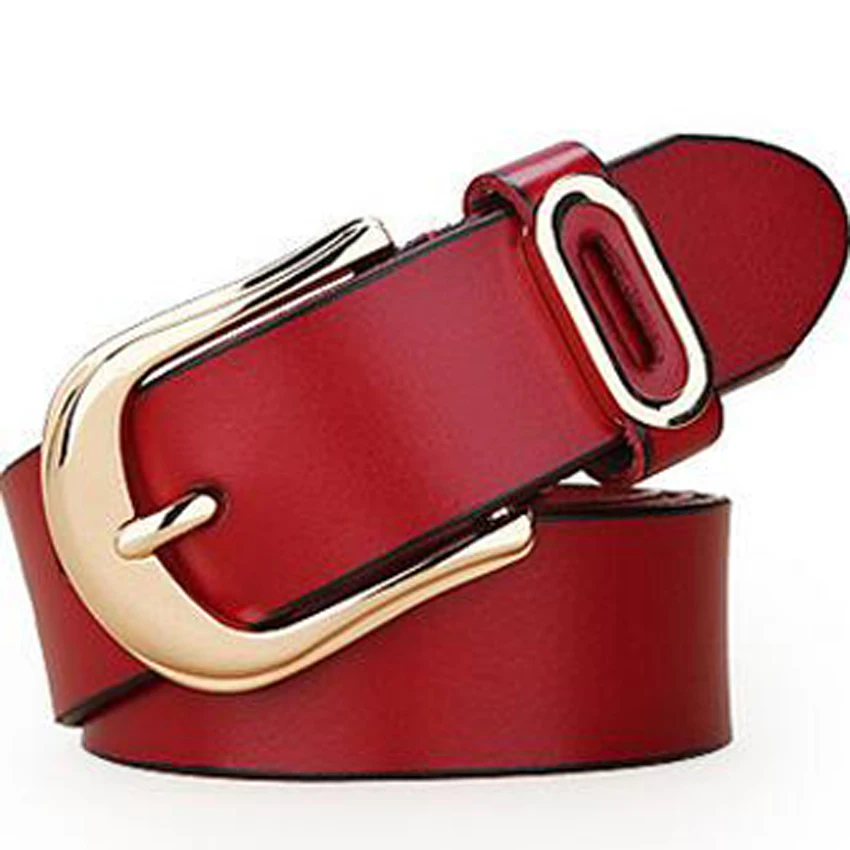Ремень женский из натуральной кожи с металлической пряжкой|belts for women|belts women brandbrand
