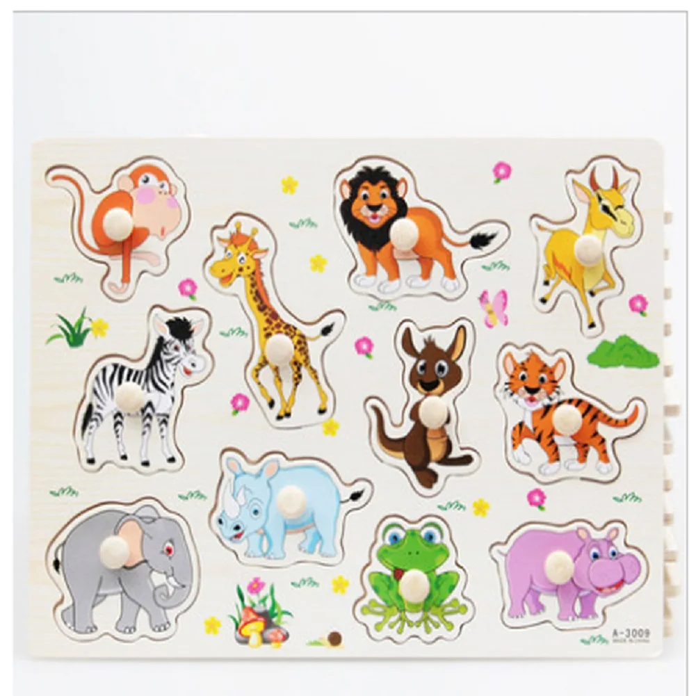 Детские пазлы с животными из зоопарка обучающая развивающая игрушка | Игрушки и