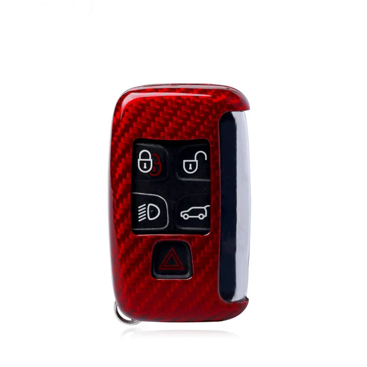 T Carbon Fiber Smart Key Cover чехол для ключей Land Rover Range Discovery Sport Evoque Freelander 2 LR3 LR4|fob cover|smart key