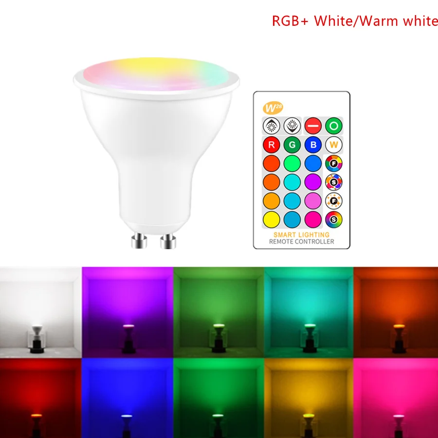 Светодиодный точечный светильник GU10 светодиодная лампа AC 85-265 в RGB RGBW/RGBWW