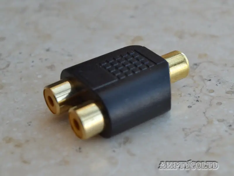 KELUSHI аудио адаптер RCA F/2RCA F разъем Быстрая доставка|fast connector|st connectorconnector f |