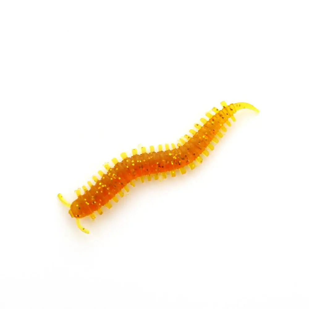 5 шт./лот 5,5 см морские черви рыболовные мягкие приманки - Цвет: 5pcs Yellow