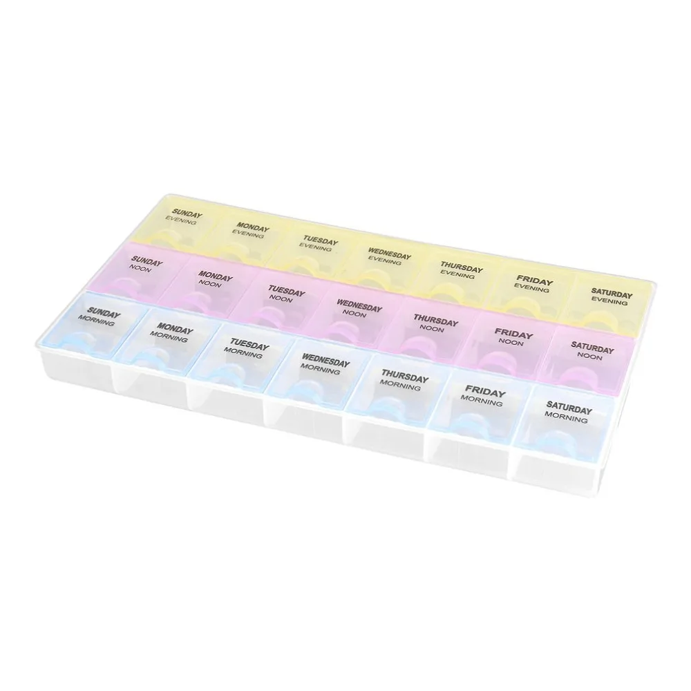 21 Slots Plastic Electronic Component Storage Box Container Tool Case Transparent Packaging | Органайзеры для инструментов