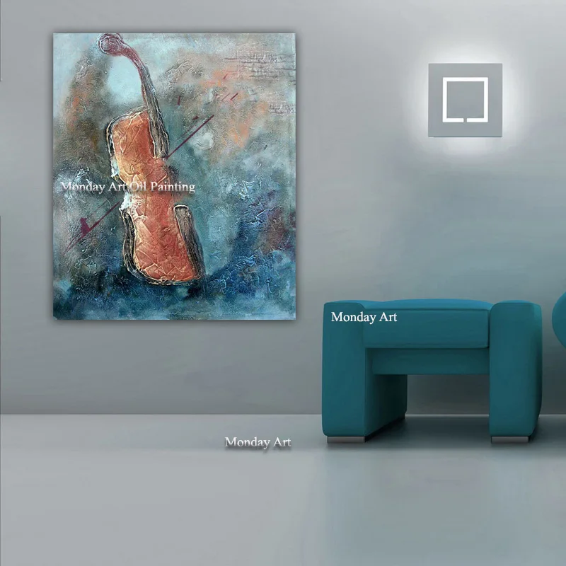Оригинальная картина ручной работы Картина на холсте Большой Декор абстрактная