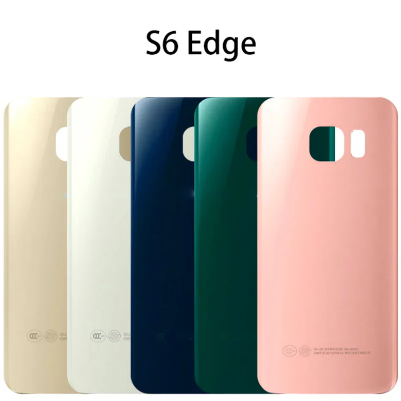 Задняя крышка батарейного отсека для Samsung Galaxy S6 G920F задняя корпуса edge Plus G925F G928G